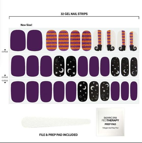 Dashing Diva Halloween Gel Nail Wraps - Picture 7 of 7